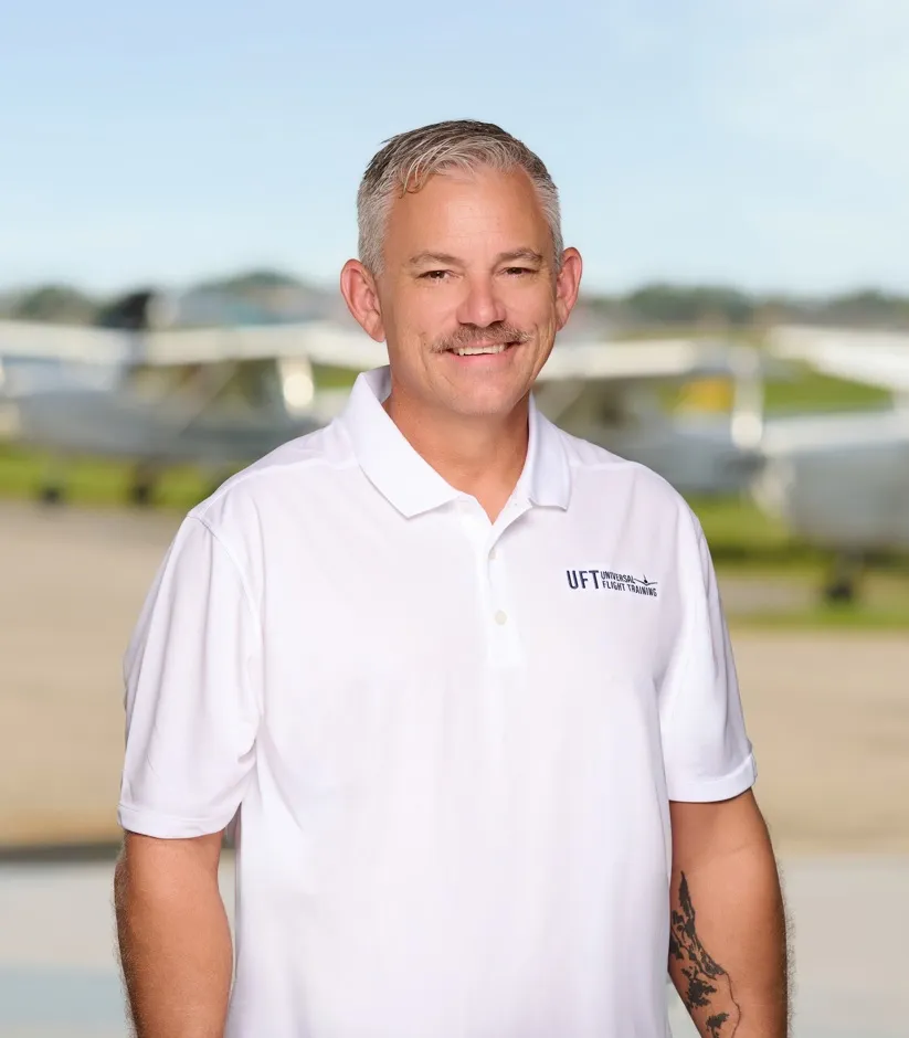 Universal Flight Training Mechanic Paul Hopkins