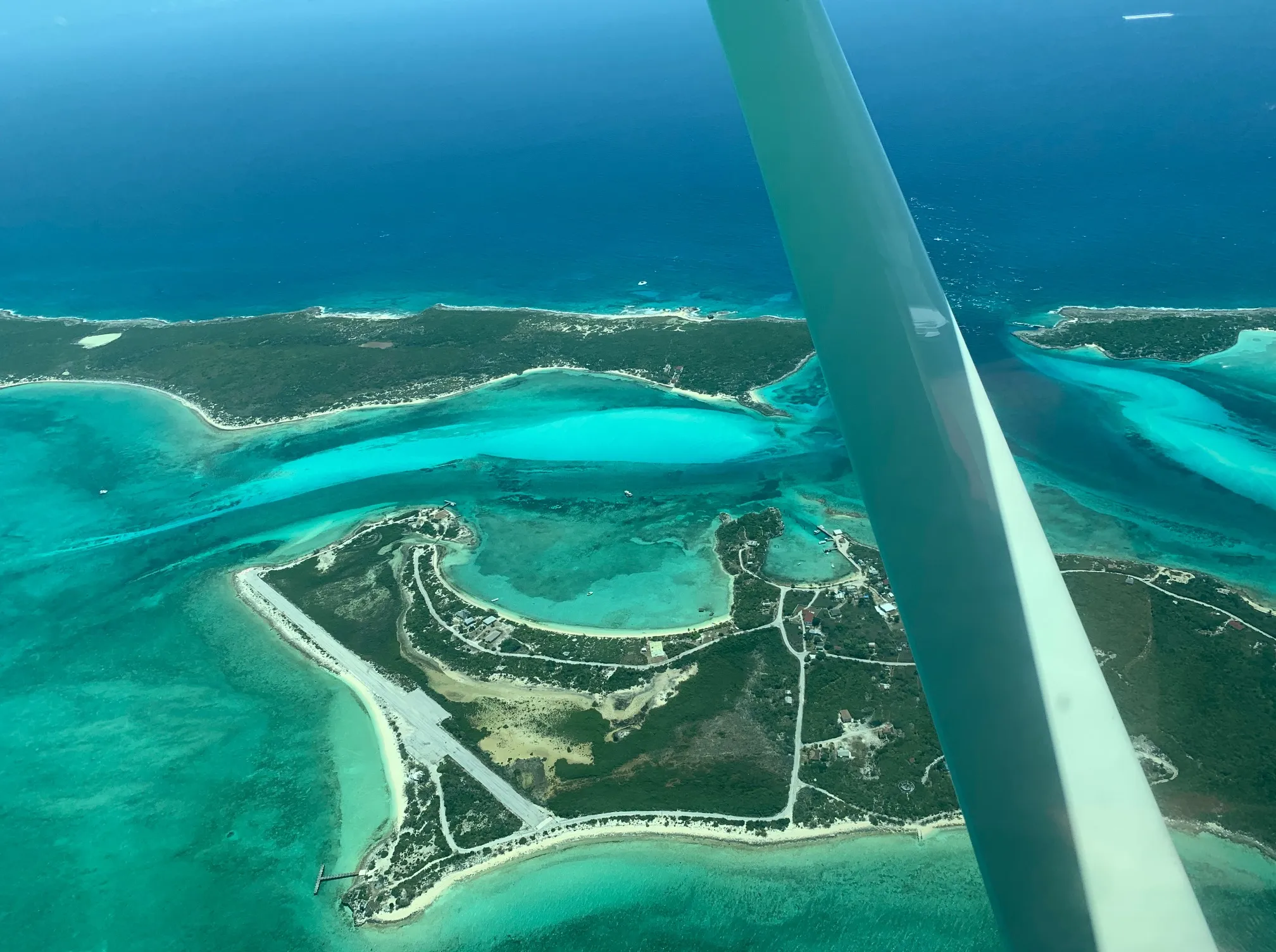 FLying Over Sarasota Siesta Key Longboat Key Florida in a Cessna 172