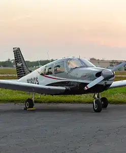 Photograph of a plane