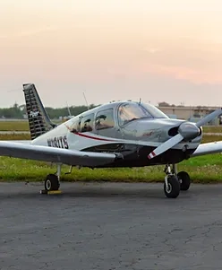 Photograph of a UFT plane on runway